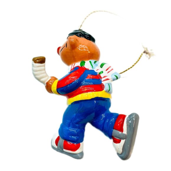 Sesame Street Other - Vintage Ice Skating Ernie Christmas Ornament SESAME STREET MUPPETS Taiwan
